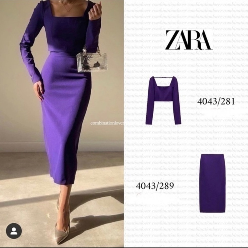 BNWT ZARA 2 PIECES SZ SMALL